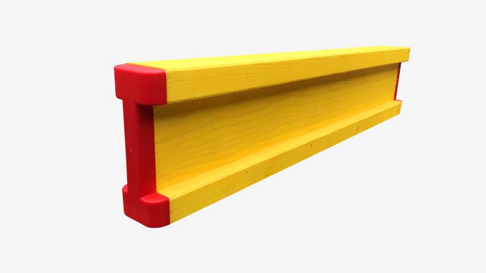 H20 BEAM WITH PLASTIC END BAND
