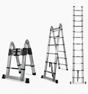 DOUBLE SIDE TELESCOPIC LADDER
